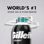 Gillette Foamy Shaving Cream, Sensitive Skin, 11 Ounce (Pack of 12)