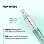 VT COSMETICS Reedle Shot Firming Eye Cream, 0.51 fl oz/15ml | 9-Peptide Complex, Bakuchiol & Hyaluronic Acid, Vibrating Metal Applicator for Puffiness, Fine Lines & Wrinkles