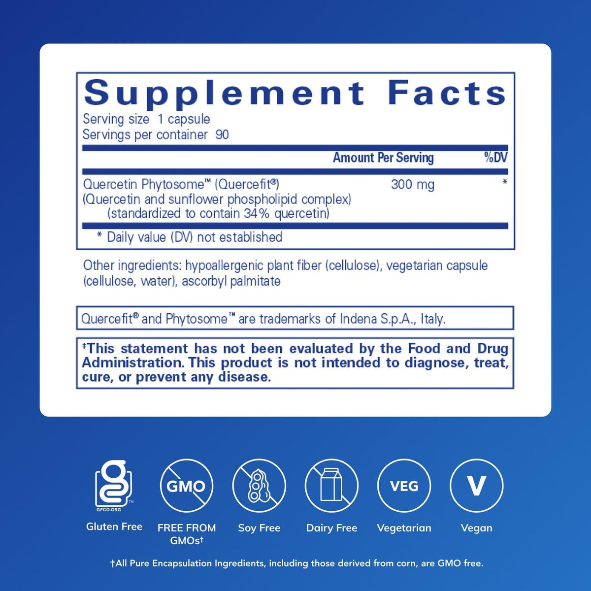 Pure Encapsulations Quercetin UltraSorb, 90 Capsules