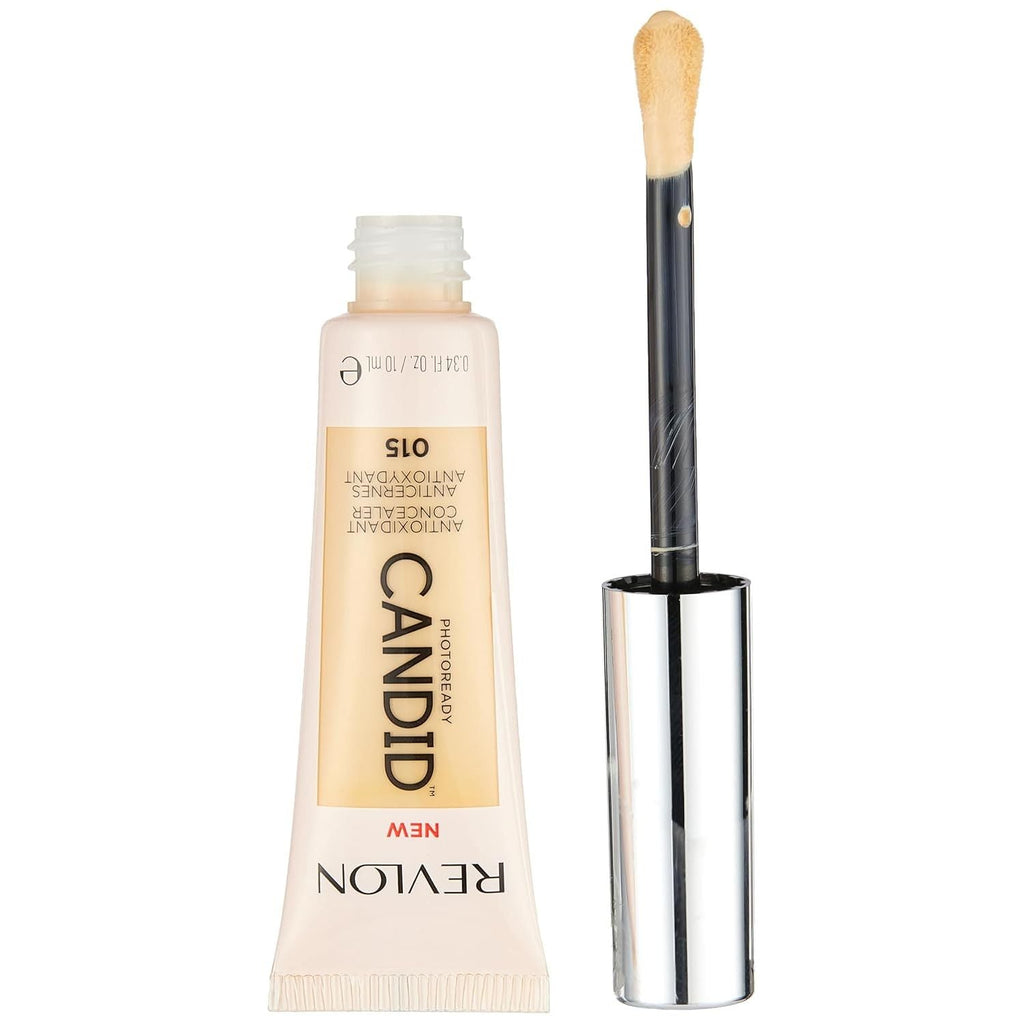 Buy now Revlon Concealer Stick, PhotoReady Candid Face Makeup with Anti-Pollution & Antioxidant Ingredients, Longwear Medium-Full Coverage Infused with Caffine,Natural Finish,Oil Free,015 Light, 0.34 Fl Oz at indiglob india