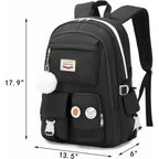Buy now Spotted Tiger Girls Backpack Aesthetic Backpack for Teen Girl Cute School Bag Bookbag Anime School Backpacks for Girls (Black) at indiglob india