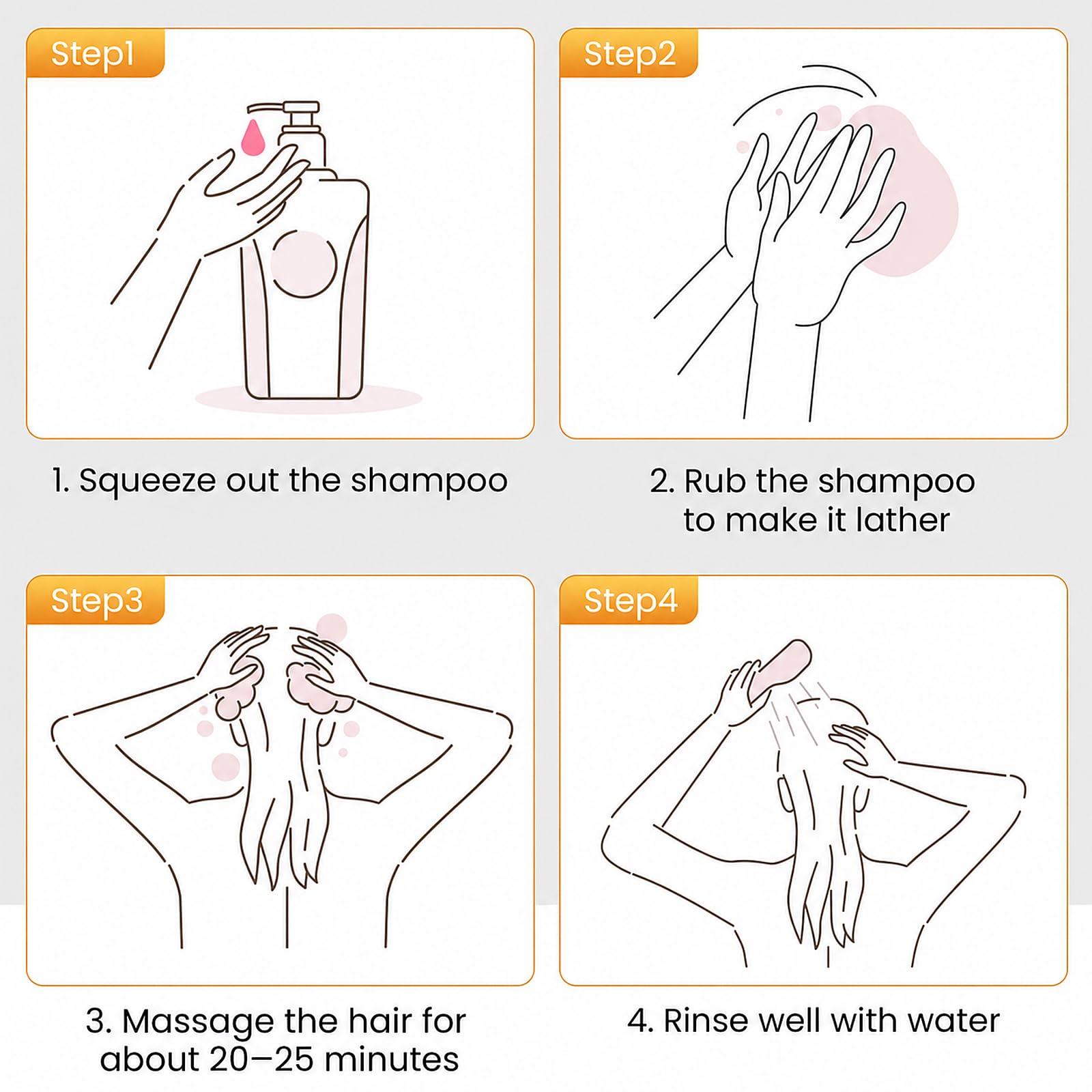 KAISASA Dark Burgundy Hair Dye Shampoo 3 in 1 for Gray Hair, Women & Men | Easy-to-Use Hair Color Shampoo for Full Gray Coverage and Daily Hair Care