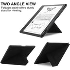 Buy now KuRoKo Slimshell Case for Kindle Scribe (2024/2022 Released), Premium Lightweight PU Leather Stand Cover with Auto Sleep/Wake for 10.2 inch Amazon Kindle Scribe 2024(1st Gen)/2022-Black at indiglob india