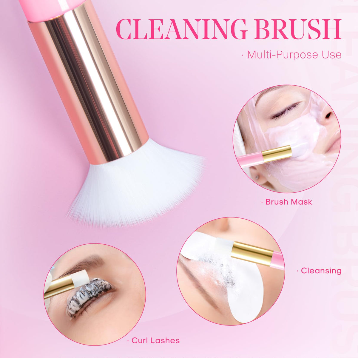 Lash Shampoo for Lash Extensions, Lash Shampoo Cleaning Kit