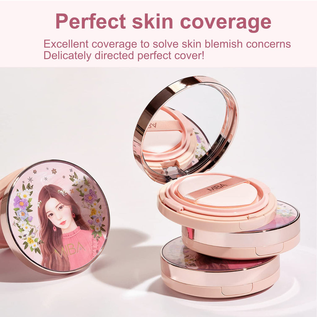 Buy now MIBA Ion Calcium Foundation Double Cushion RX 25 g / 0.88 oz Big Cushion SEASON 2 Long Lasting Effect for Dewy Skin. Skin moisturizing. Skin tightening relief. Fine coverage. Smooth adhesion (No 21) at indiglob india