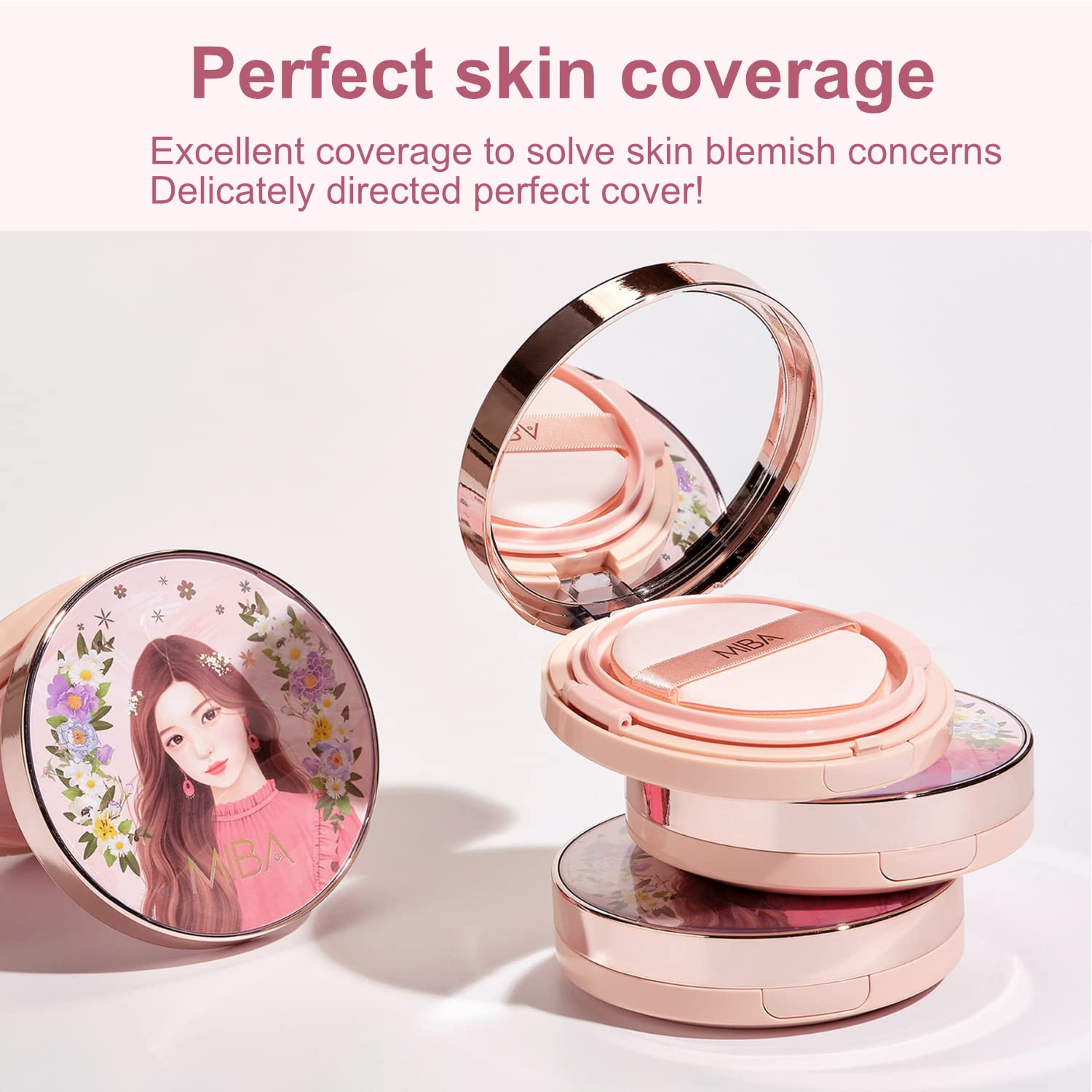Buy now MIBA Ion Calcium Foundation Double Cushion RX 25 g / 0.88 oz Big Cushion SEASON 2 Long Lasting Effect for Dewy Skin. Skin moisturizing. Skin tightening relief. Fine coverage. Smooth adhesion (No 21) at indiglob india