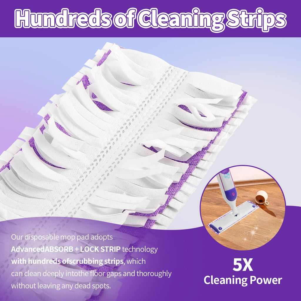 Disposable Power Mop Pads for Swiffer Power Mop, 10 Count