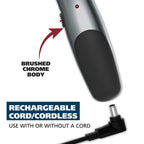 Buy now Wahl Groomsman Corded or Cordless Beard Trimmer for Men - Rechargeable Grooming Kit for Facial Hair - Beard Trimmer & Groomer - Model 9918-6171V at indiglob india