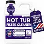 Hot Tub Filter Cleaner, Makes 8 Gallons, Soak or Spray, No Foam or Residue