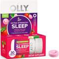 OLLY Extra Strength Sleep Fast Dissolve Tablets, 5mg Melatonin, Vegan, Strawberry - 30ct