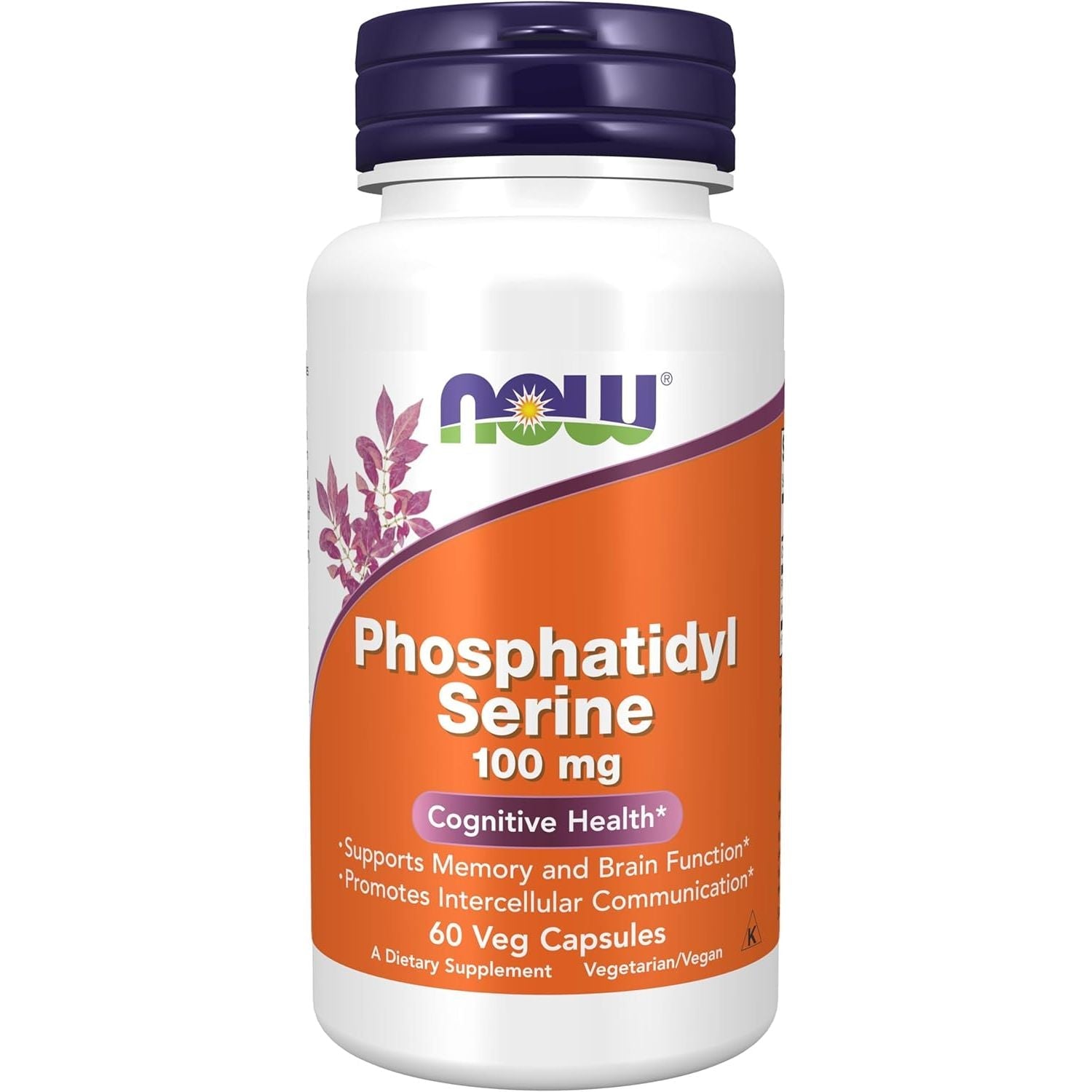 Buy now NOW Foods Supplements, Phosphatidyl Serine 100 mg with Phospholipid compound derived from Soy Lecithin, 60 Veg Capsules 60 Count (Pack of 1) at indiglob india