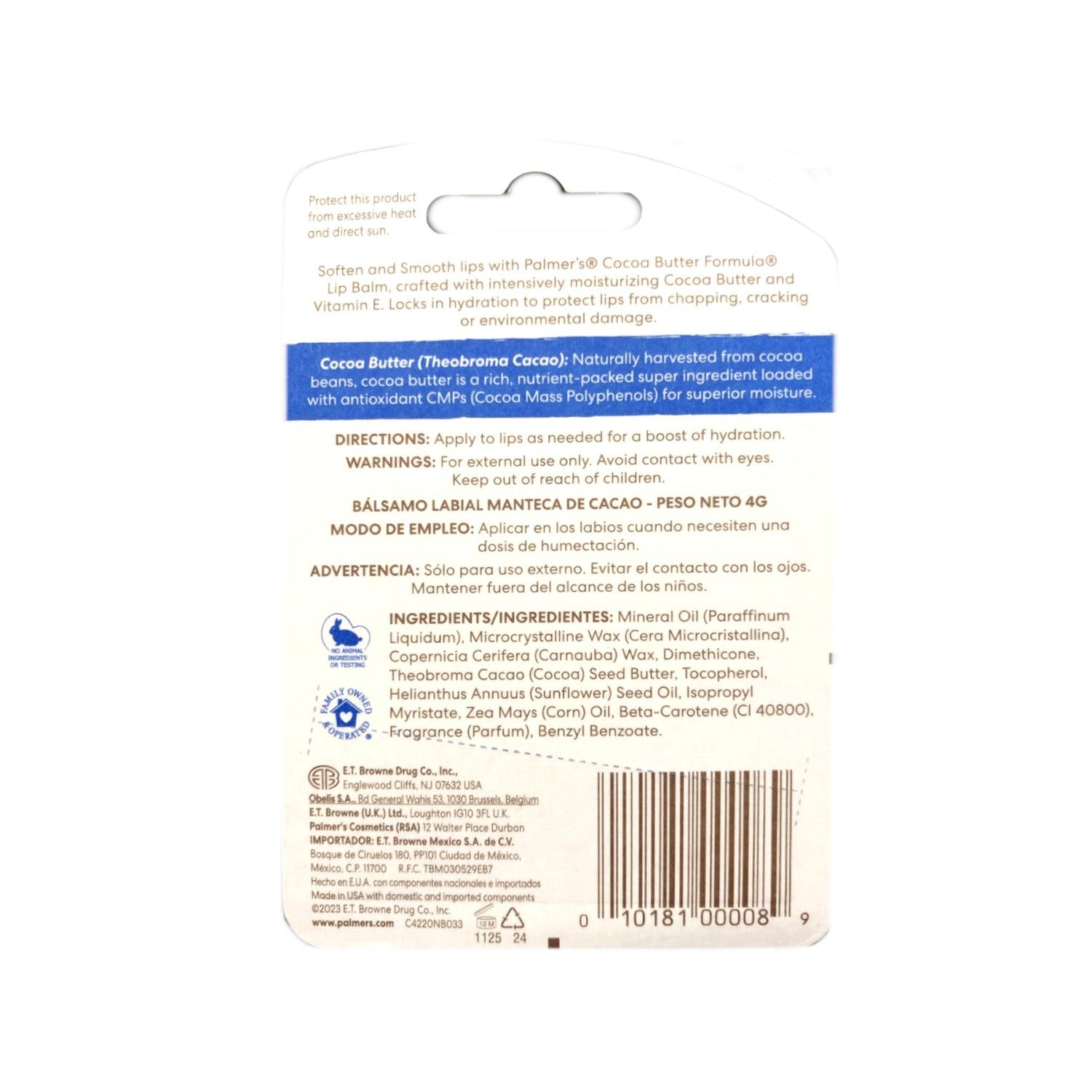 Buy now Palmer's Cocoa Butter Formula Moisturizing Lip Balm 0.15 oz (Pack of 6) at indiglob india