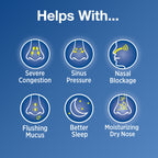 Buy now Simply Saline Extra Strength for Severe Congestion Relief Nasal Mist: 4.6oz 3-Pack at indiglob india