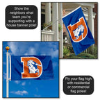 Denver Broncos Vintage Flag and Banner