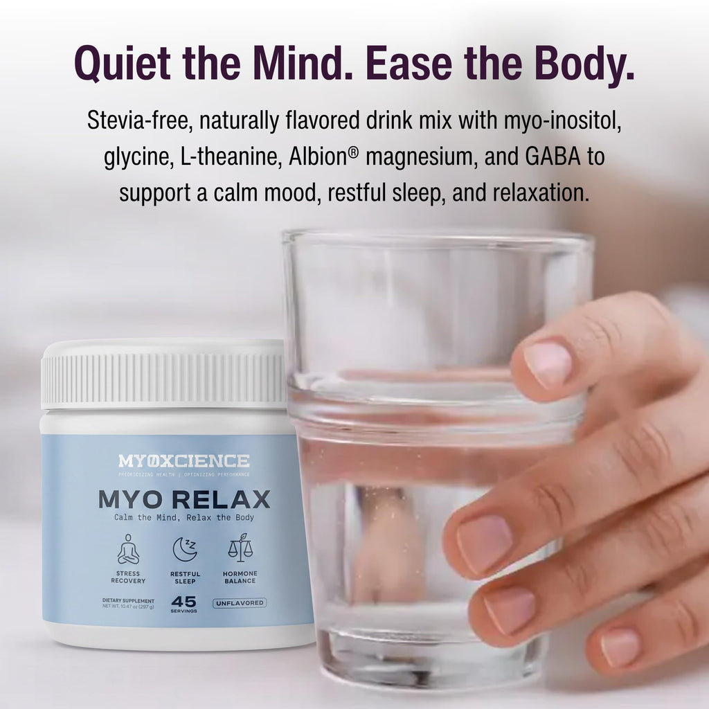 MYOXCIENCE Myo Relax & Calm | Unflavored | 45 Serving Jar