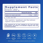 Pure Encapsulations Copper (Glycinate), 60 Capsules | Iron Absorption Supplement for Red Blood Cell Formation*, 2 mg Copper Supplement