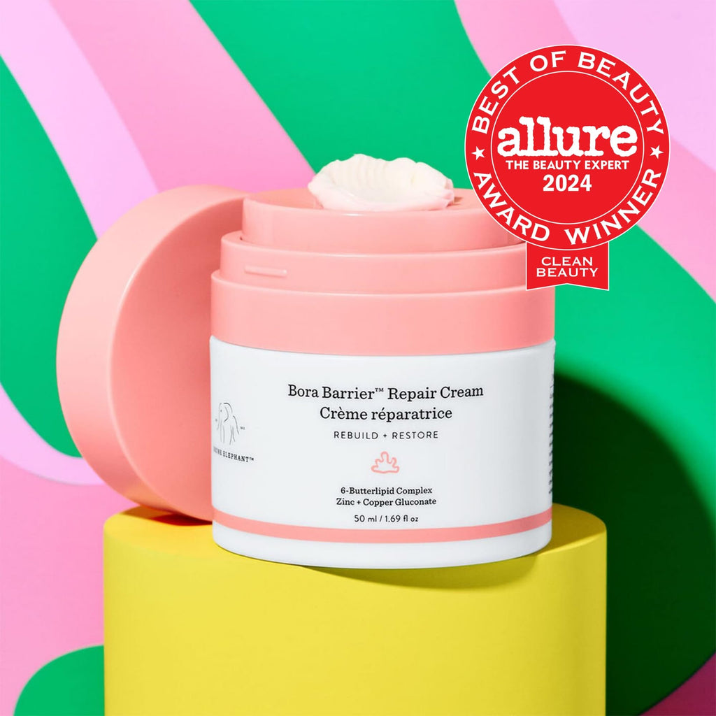 Buy now Drunk Elephant Bora Barrier Repair Cream - 50 ml/1.69 fl oz - Ultra-Rich Moisturizer - Clean Clinical Skincare - Cruelty-Free - Dermatologist-Tested - Free of Essential Oils, Silicones, and Fragrance at indiglob india