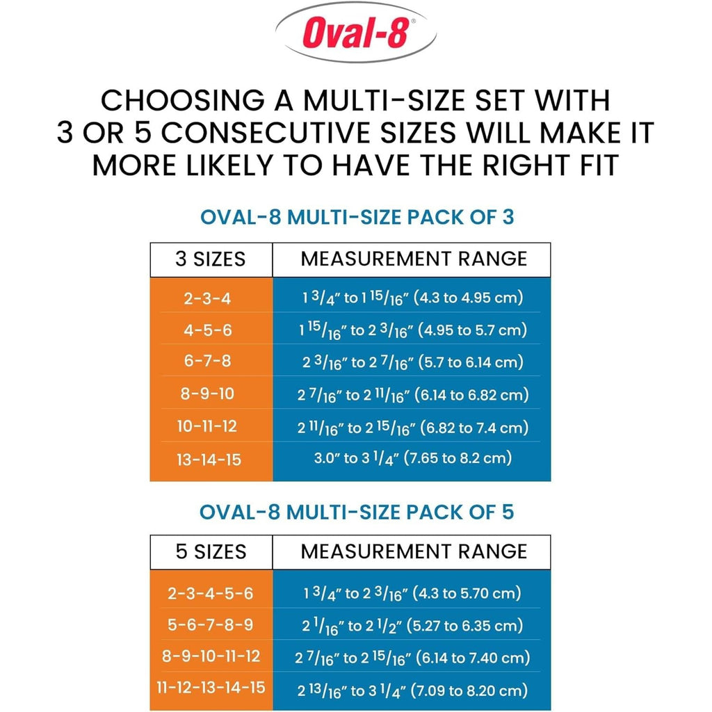 Buy now 3-Point Products Oval-8 Multi-Size Pack of 3 Sizes 6, 7, 8 at indiglob india