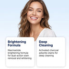 Niacinamide Whitening Toothpaste,Niacinamide Foam Whitening Toothpaste,Brightens & Whitens Teeth,Natural Gentle,Fresh Breath,Daily Oral Care,100g