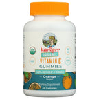 MARYRUTH'S USDA Organic Vitamin C Gummies, Antioxidant, Non-GMO, 60 Count | Vegan Chewable for Ages 14+, Immune Support & Overall Wellness, Gluten Free