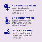 Dr Teal's Kids 3-in-1 Sleep Bubble Bath, Body Wash & Shampoo with Melatonin & Essential Oil, Lavender Scent, 20 fl oz (Pack of 3)