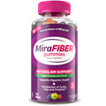 MiraFIBER Gummies, from The Makers of MiraLAX, 8g Per Serving, with B Vitamins, Metabolism Support, Gut Health for Men & Women, Prebiotic Fiber Gummies for Adults, Mixed Fruit Flavor 72Ct