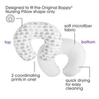 Buy now Boppy Nursing Pillow Cover, Premium Quick-Dry Fabric, Gray Elephants, Fits The Original Support Boppy Pillow for Breastfeeding and Bottle Feeding, Cover Only at indiglob india