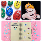 ASTARON 800Pcs 4mm-12mm Googly Eyes Self Adhesive Wiggle Eyes for Art Craft Supplies, Doll Making and Scrapbooking,7 Size
