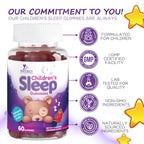 Kids Melatonin Gummies - 2mg Melatonin Per Serving - Children's Melatonin Gummy for Restful Sleep - Children's Chewable Sleep Supplement, Non-Habit Forming - Vegan, Natural Berry Flavor - 60 Gummies