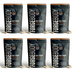 Forgebody Beef Liver & Organ Complex Supplement, Grass-Fed Liver, Heart, Bone Marrow, Pancreas, Testicles Ancestral Nutrition for Athletes and Active Men, Supports Energy + Recovery + Brain, 1 Month