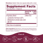 Phillips' Colon Health Daily Probiotic Capsules, 4-in-1 Symptom Defense to Help Defend Against Occasional Gas, Bloating, Constipation, and Diarrhea, Daily Supplement, 90 Count
