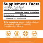 Buy now Doctor's Best Benfotiamine 150 with BenfoPure, Helps Maintain Glucose Metabolism, Non-GMO, Vegan, Gluten Free, Soy Free, 150 mg, 360 Veggie Caps at indiglob india