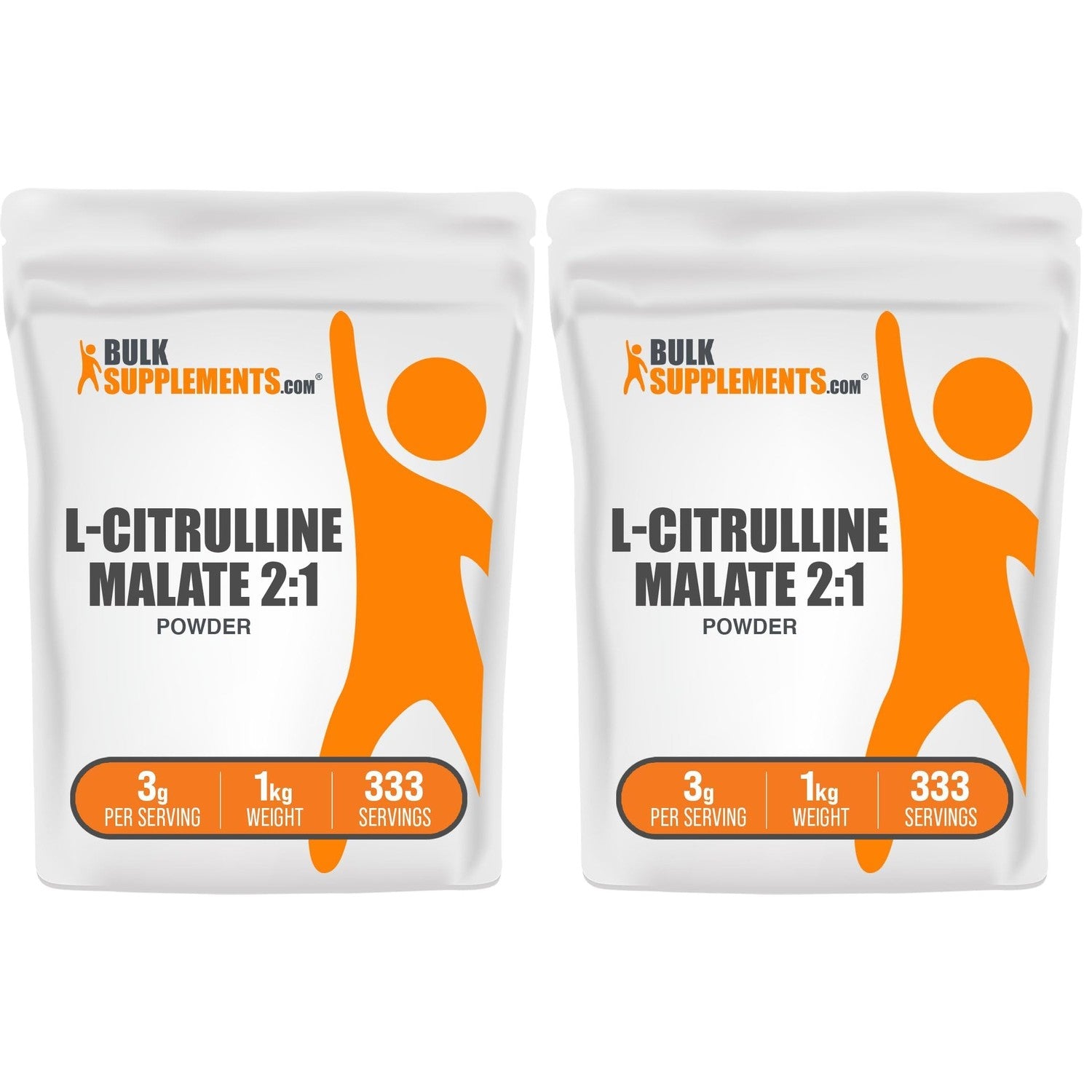 BulkSupplements.com L-Citrulline Malate 2:1 Powder - Nitric Oxide Boost, Citrulline Malate Supplement - Unflavored & Gluten Free - 3g per Servings, 100g (3.5 oz) (Pack of 1)