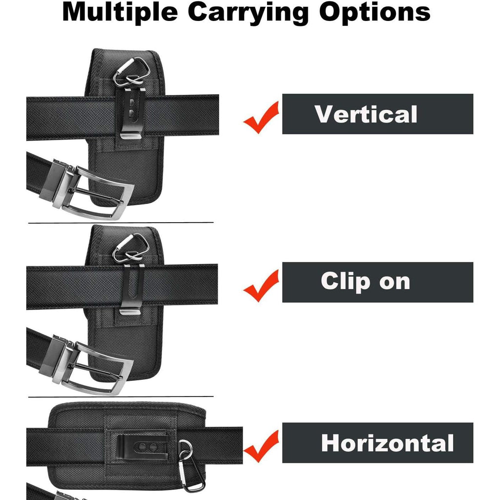 Buy now Takfox Phone Holster for Samsung Galaxy S25 FE S24 Ultra 5G S23 Plus S22 S21 S20 Note 20 A16 A15 A14 A26 A36 A56 A35 A17,Moto G 5G 2025 Nylon Cell Phone Pouch Belt Holder Case with Clip for Men Women at indiglob india