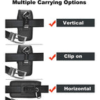 Buy now Takfox Phone Holster for Samsung Galaxy S25 FE S24 Ultra 5G S23 Plus S22 S21 S20 Note 20 A16 A15 A14 A26 A36 A56 A35 A17,Moto G 5G 2025 Nylon Cell Phone Pouch Belt Holder Case with Clip for Men Women at indiglob india