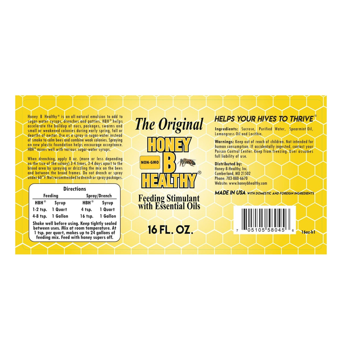 Original 16 oz. Bottle, Feeding Stimulant with Essential Oils