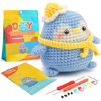 Buy now UzecPk Beginner Crochet Kit, Crochet Animal Kit with Yarn, Complete Crochet Kit for Adults and Kids Craft with Instruction and Video Tutorials Default at indiglob india