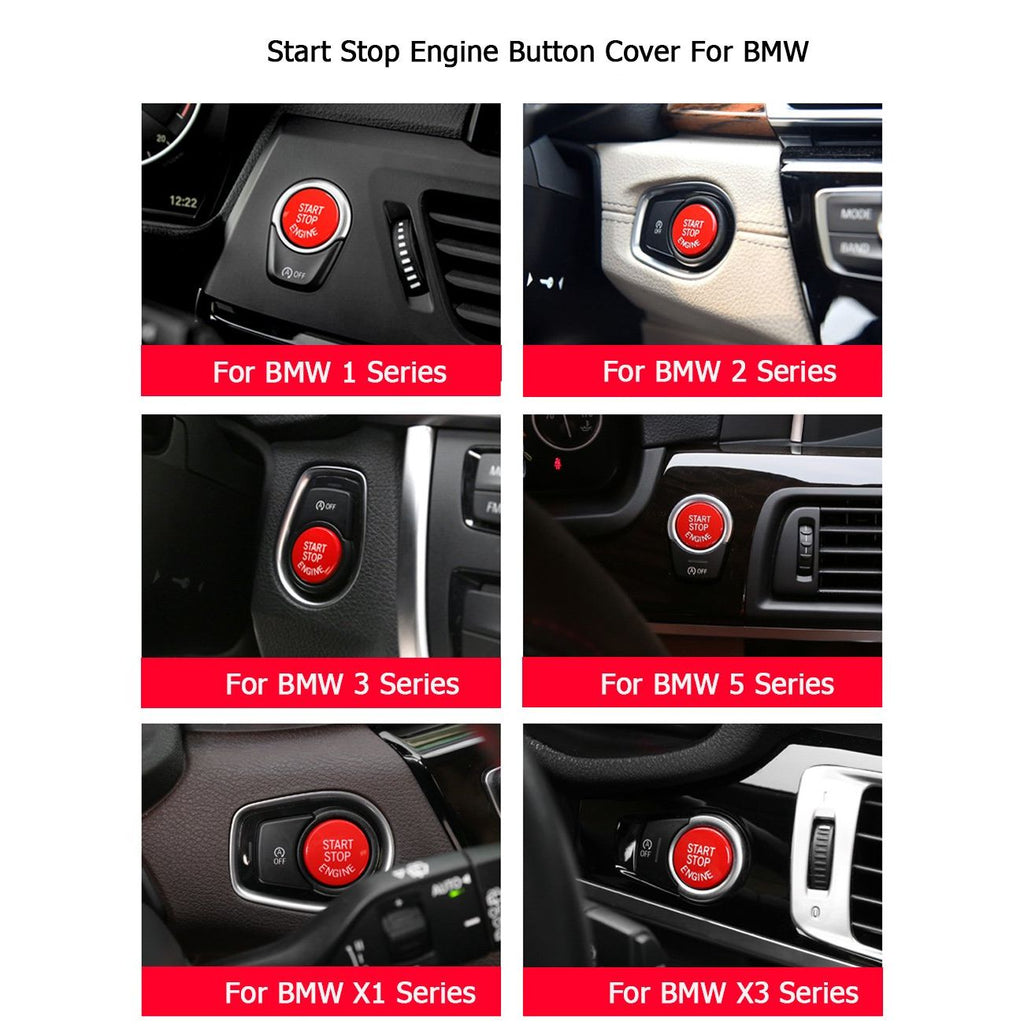 Buy now Jaronx Sports Red Start Stop Engine Switch Button Compatible with BMW,Power Ignition Start Stop Button Replacement(Compatible with BMW 1 2 3 4 5 6 7 X1 X3 X4 X5 X6/F30 F10 F01 F15 G01 G30 G31 G11 G12) at indiglob india