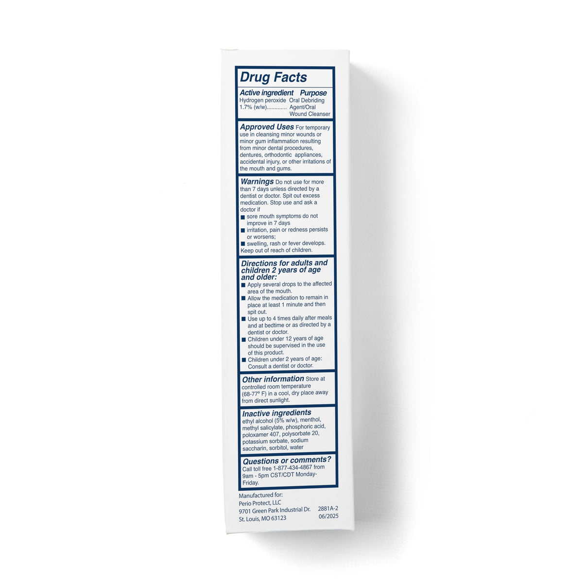 Perio Gel | Periodontal Treatment for Teeth | Promotes Teeth Whitening (3 oz.)