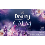 Buy now Downy Infusions Dryer Sheets Laundry Fabric Softener, Calm Scent, Lavender & Vanilla Bean, 200 Count at indiglob india