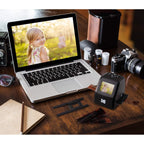 Buy now KODAK Mini Digital Film & Slide Scanner – Converts 35mm, 126, 110, Super 8 & 8mm Film to 22MP JPEG Images – Includes 2.4" LCD Screen & Easy-Load Adapters at indiglob india