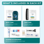 5 Pack Men’s Bulk Hygiene Kits – 12-Piece Premium Brand-Name Toiletries