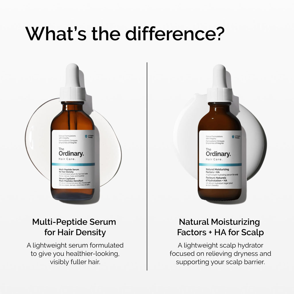 The Ordinary Hair Care Natural Moisturizing Factors + Hyaluronic Acid, Lightweight Hydrating Scalp Serum with Hyaluronic Acid and Squalane, 2 Fl Oz