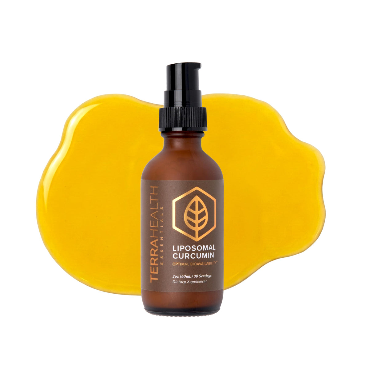 Terra Health Essentials Liposomal Curcumin Liquid Supplement, 2 fl oz