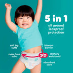 Pampers Diapers - Cruisers 360 - Size 4, 21 Count, up to 100% Leakproof Pull-On Diaper for Active Babies