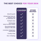 LivaClean 330 CT Pimple Patches for Face w/Salicylic Acid, Tea Tree Oil & Calendula Oil - Four Sizes - Pimple Patch, Hydrocolloid Patch, Acne Patches for Face