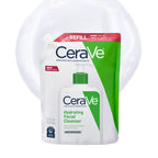 CeraVe Hydrating Cleanser with Hyaluronic Acid, Face Wash for Dry Skin,16oz | Skin Care For Men and Women, Daily Cleanser & Makeup Remover with Glycerin & Ceramides, National Eczema Association Certified