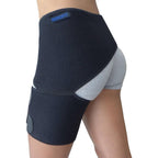 Buy now Hip Brace for Sciatica Pain Relief - Compression Support Wrap for Thigh Injury, Pulled Groin Muscles, Lower Back Pain, Hip FleÑ…Ð¾r Strain, Hamstring Pull, Sacroiliac SI Joint, Sciatic Nerve, Labral Tear - Stabilizer for Men, Women Black at indiglob india