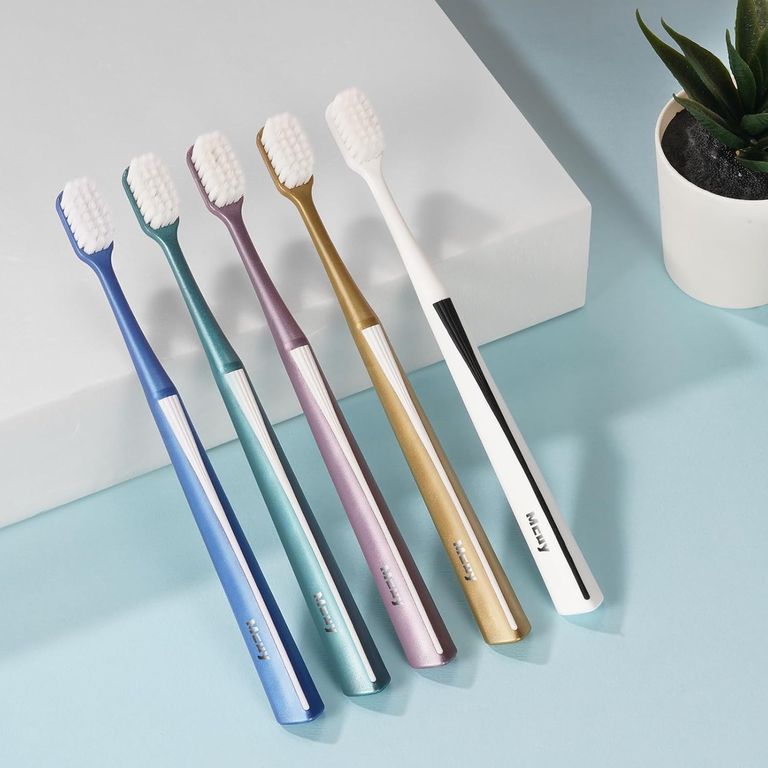 Buy now 10000 Bristle Micro Nano Toothbrush for Sensitive Teeth and Gums Care, Extra Soft Silko Toothbrush for Adults and People with Braces, 4 Count at indiglob india