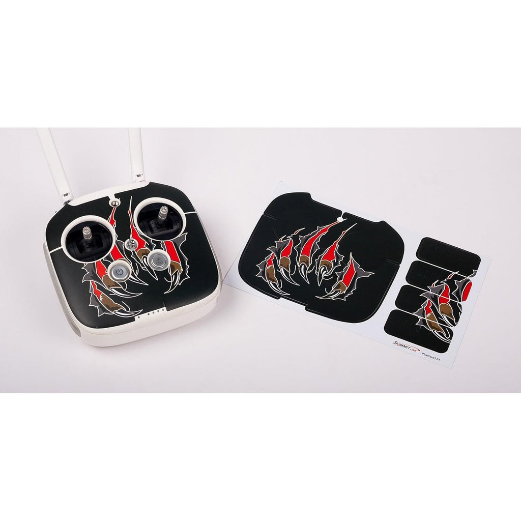 Buy now SummitLink Phantom 3 Sticker Set/Controller & Aircraft Stickers Radiation Wrap Body Decal Skin wrap Sticker (Phantom 3 Standard not Included) at indiglob india